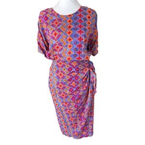 Passports Pier 1 Imports 2 pc skirt and Top Geometric Batik Inspired Print SZ M